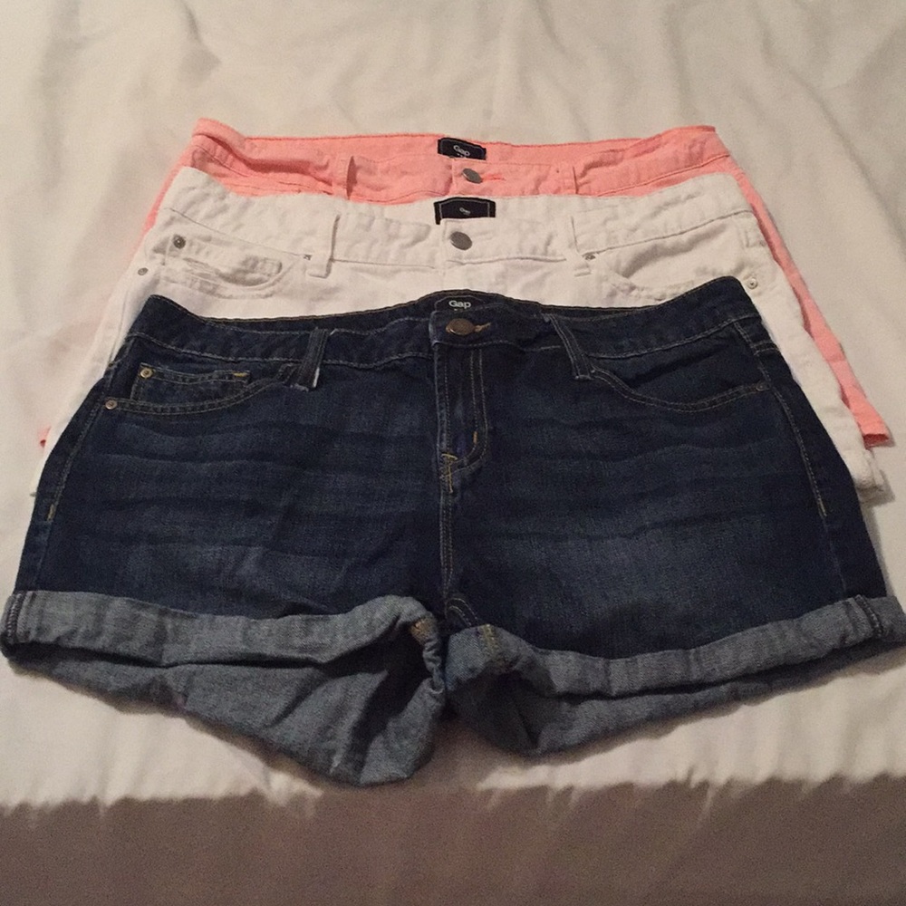 Sz 12 Gap lot of 3 pairs of shorts
